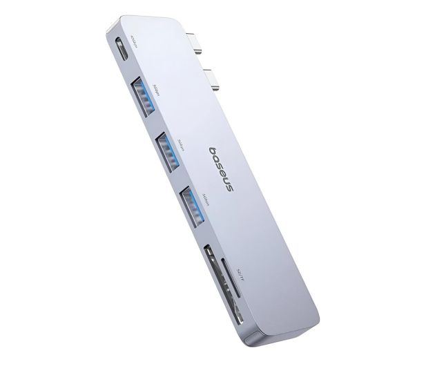 Baseus 6w1 UltraJoy 2xUSB-C - USB-C, 3xUSB, SD/TF - 1310880 - zdjęcie